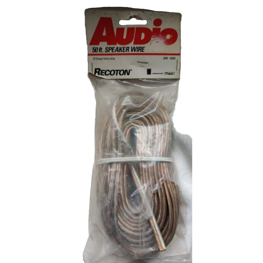 SW1650 Digital Audio Speaker Wire 16 AWG 50 ft.Recoton New In Original Package